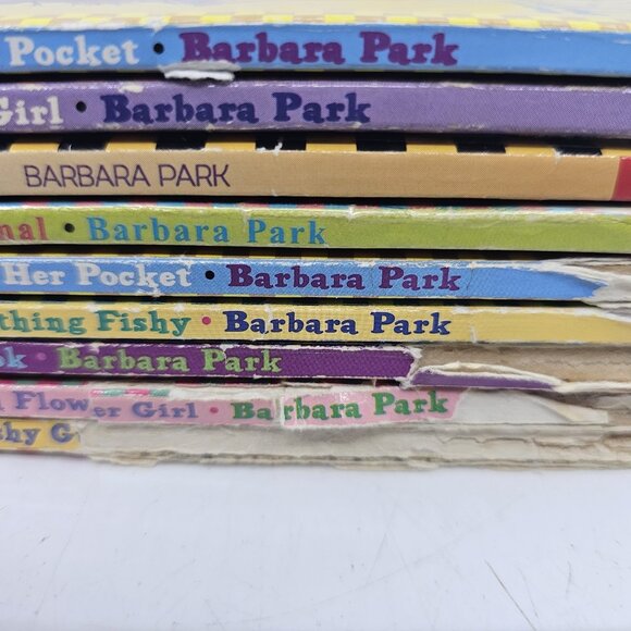 Junie B. Jones Has A Peep in Her Pocket Books Mixed Lot of 9 Barbara Park - Picture 5 of 16
